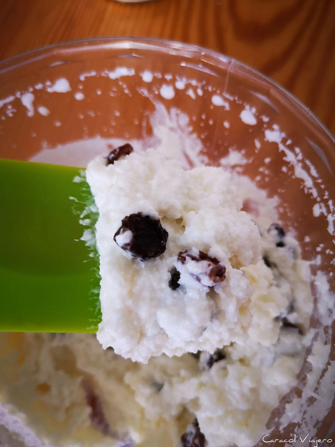 Naan de coco relleno