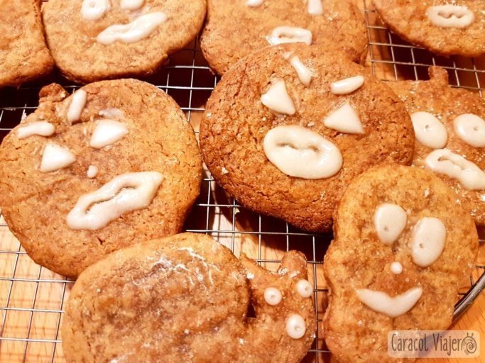 Galletas de jengibre de Halloween