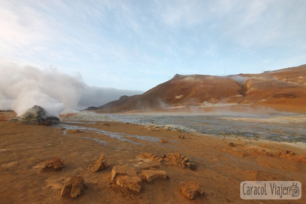 Qué ver en Islandia: Hverir humeante, Islandia