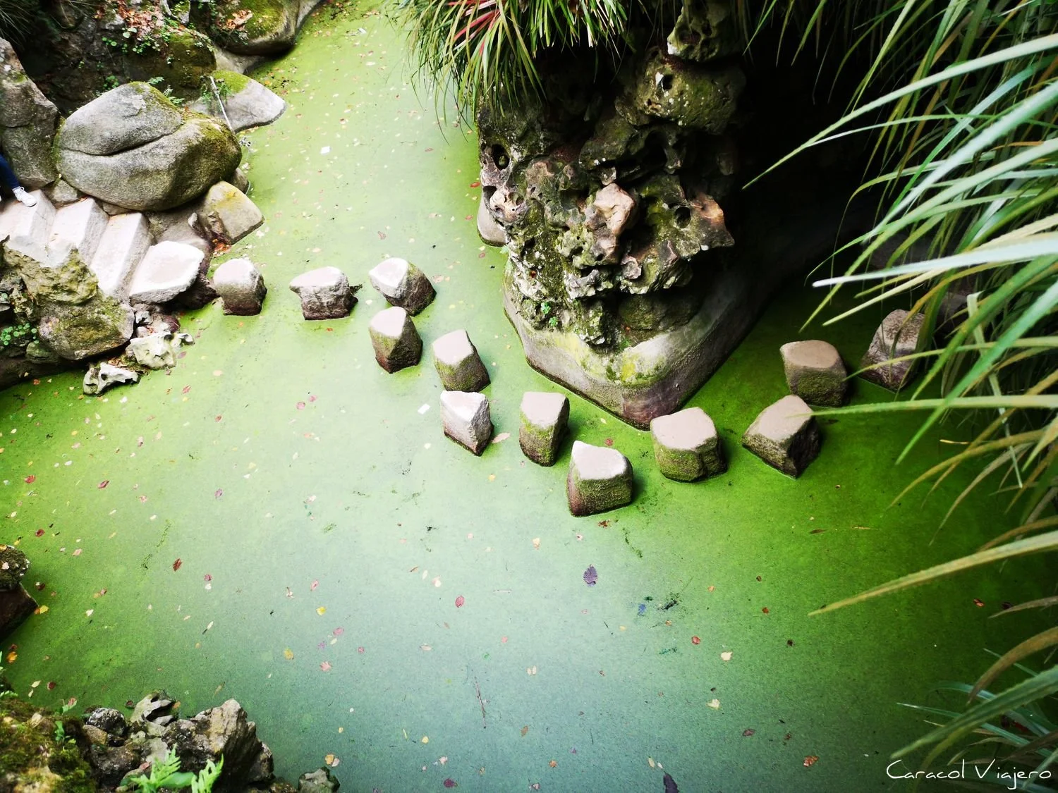 Quinta da Regaleira camino piedra