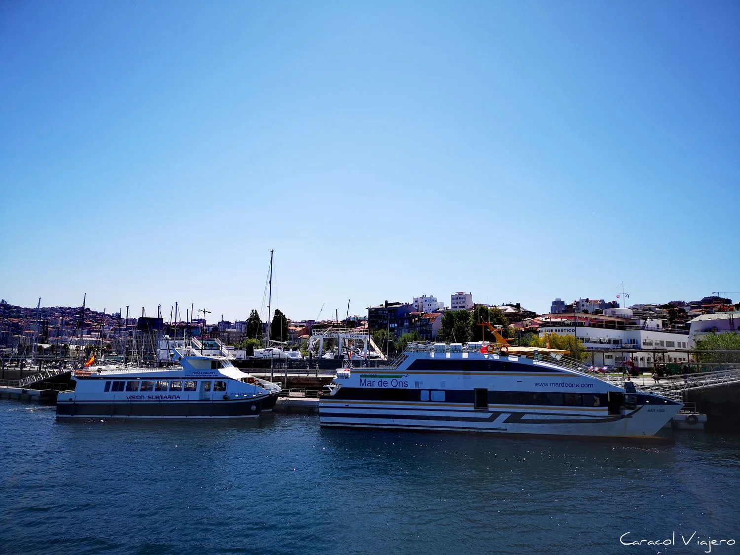 Islas cíes y ons barcos