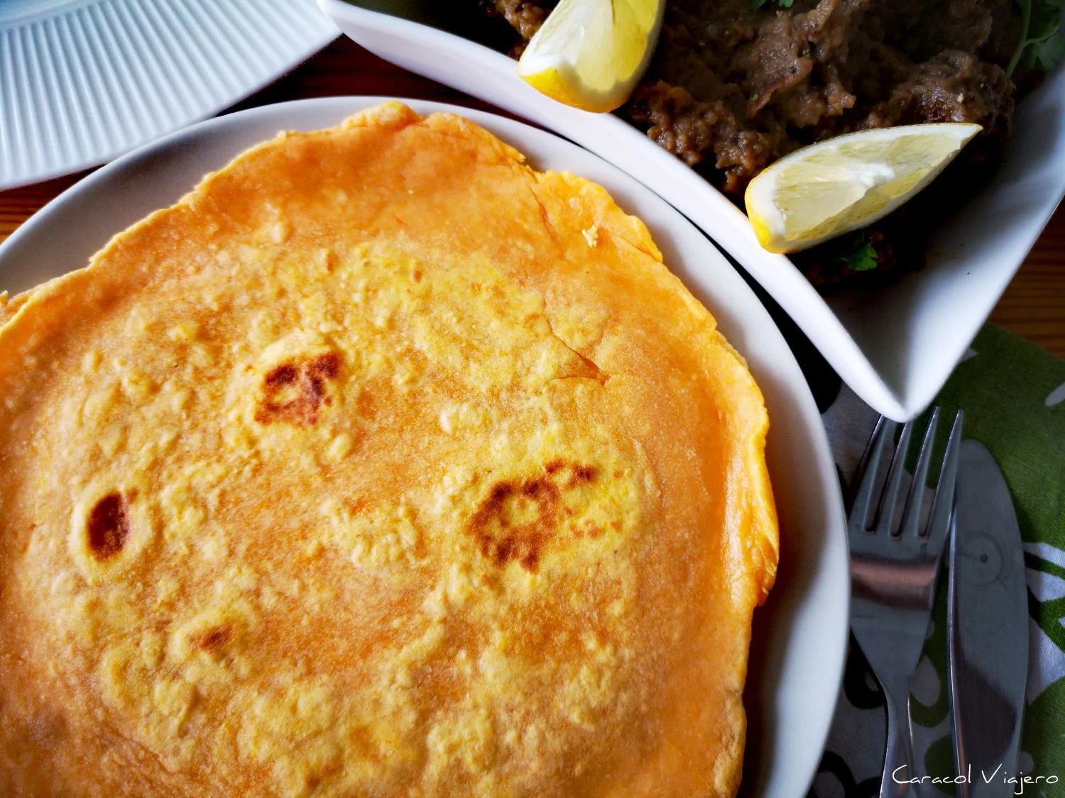 pan de boniato para fajitas