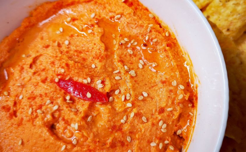 Hummus de pimientos de piquillo