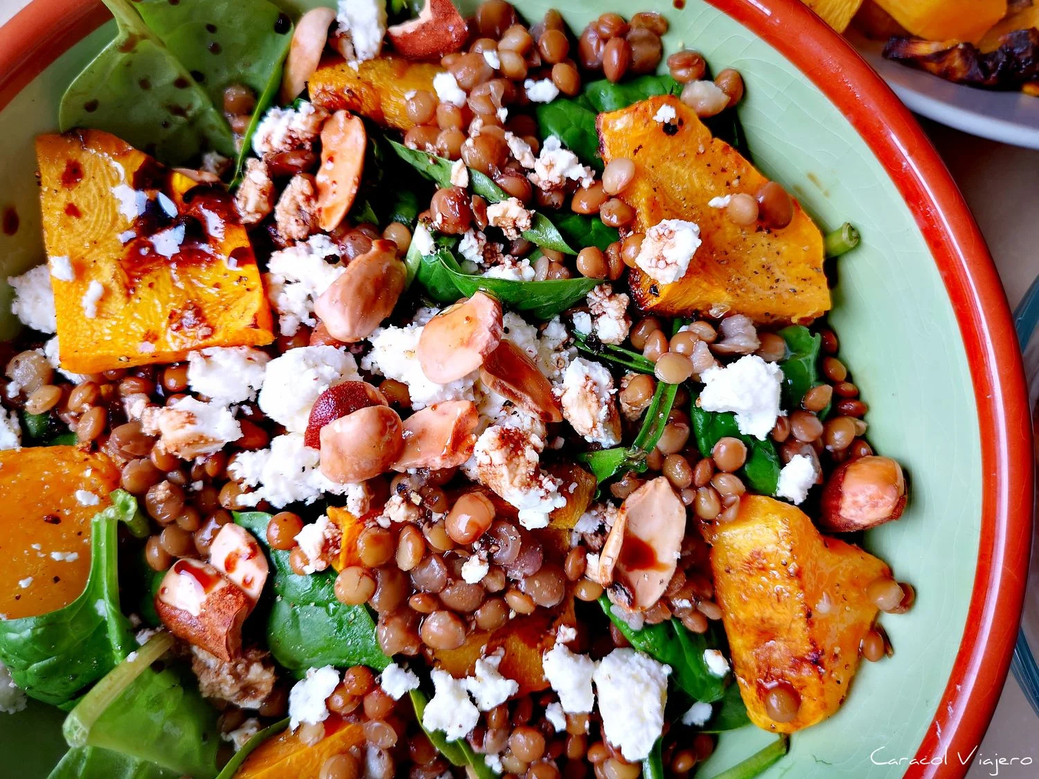 ensalada de calabaza asada