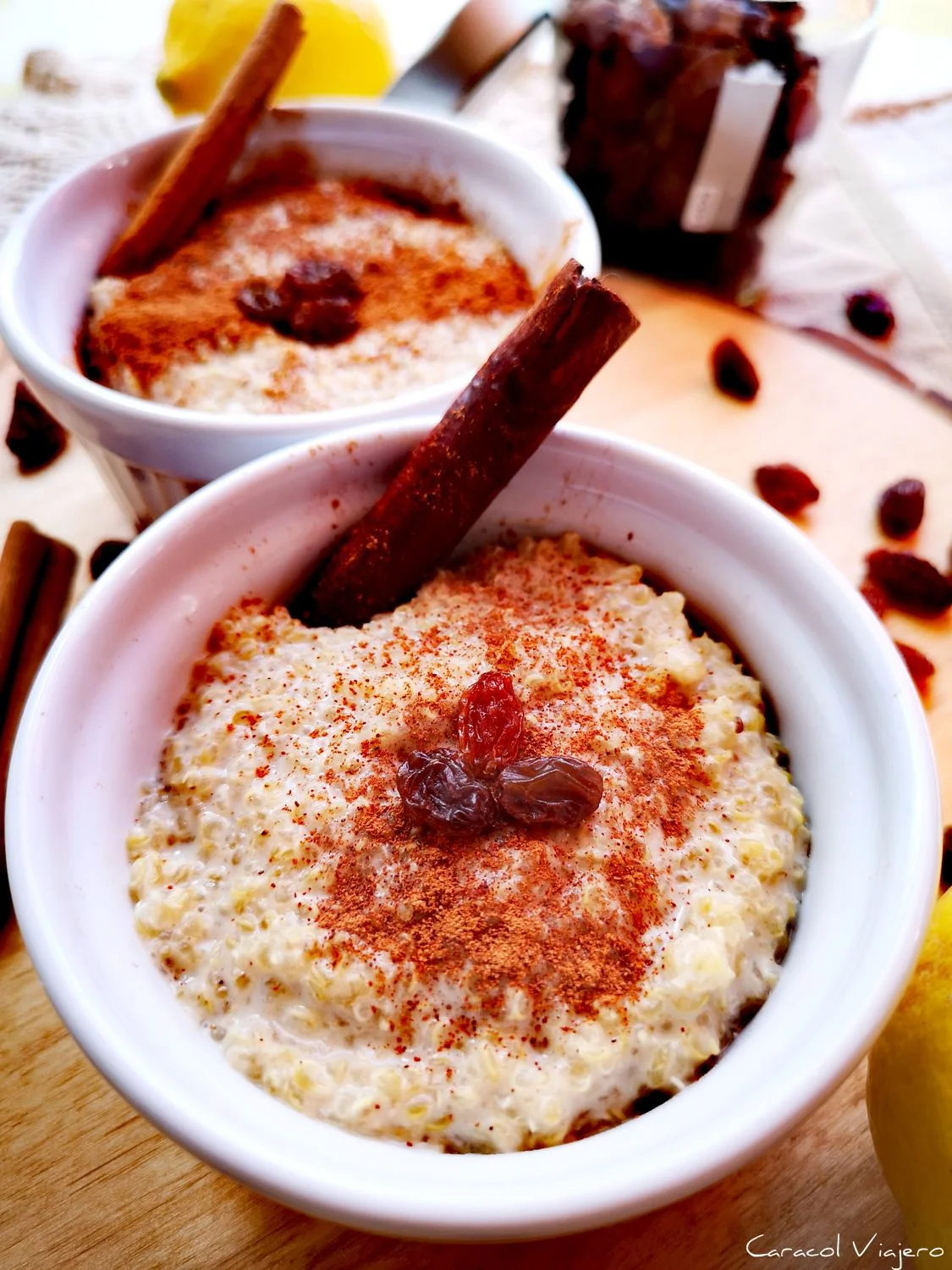 quinoa con leche de coco