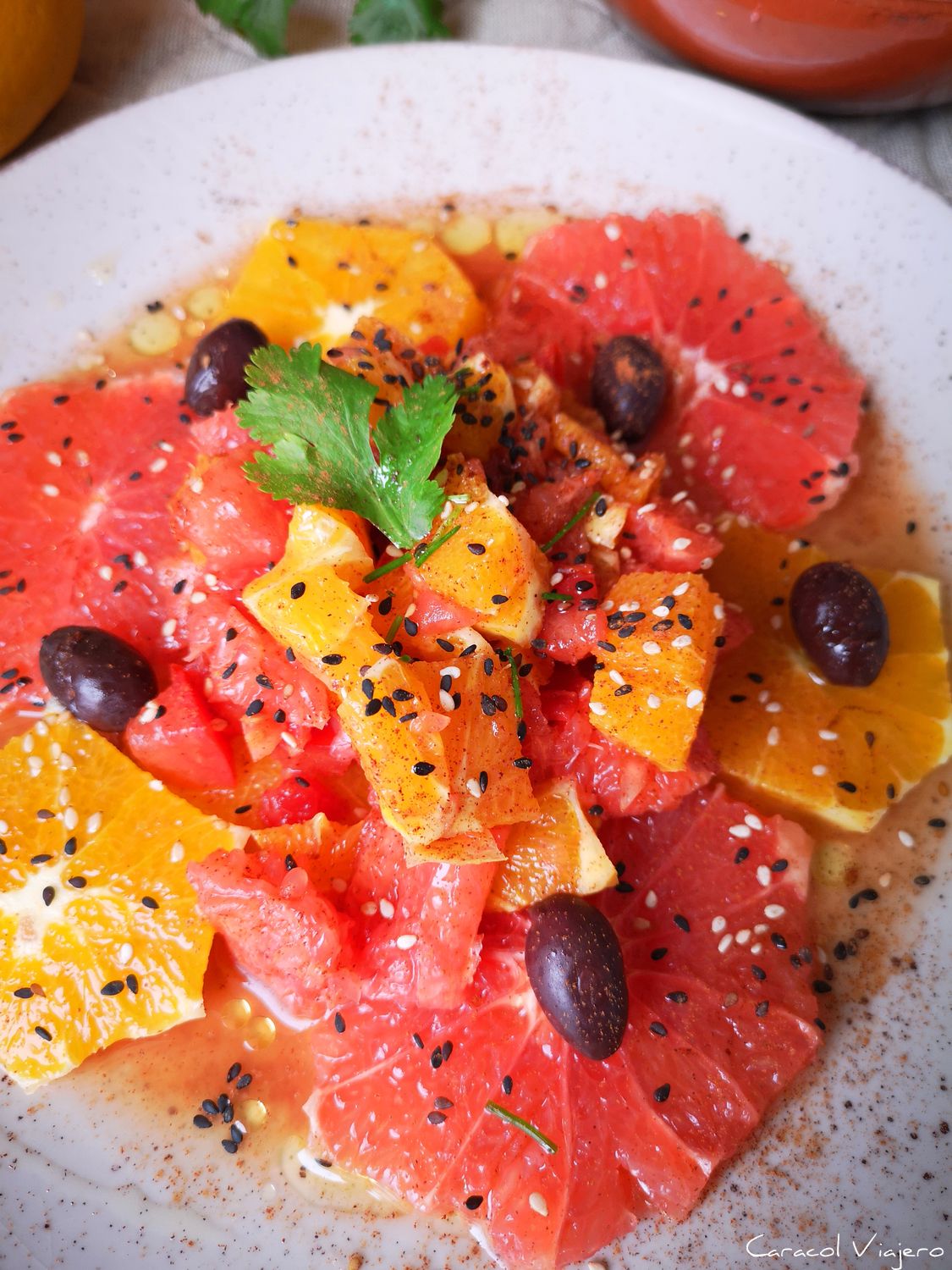 Ensalada de naranja y canela