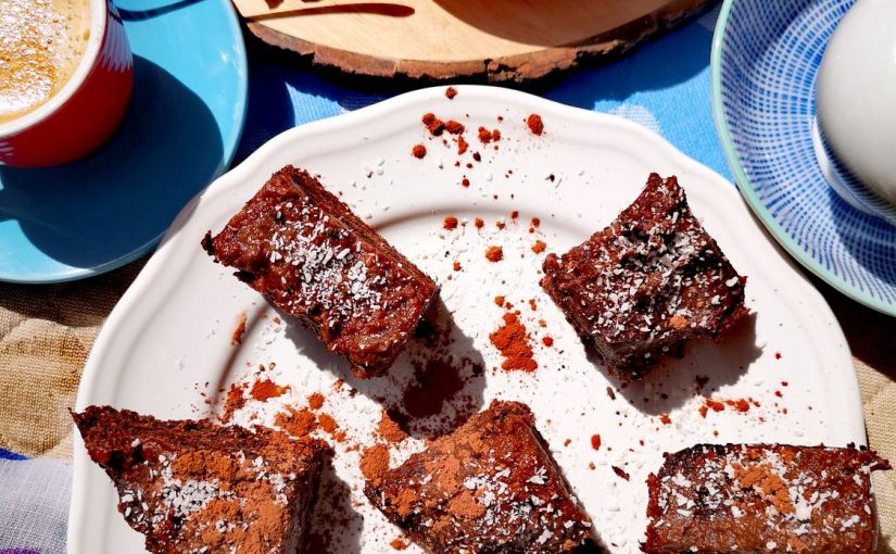 brownie de boniato saludable