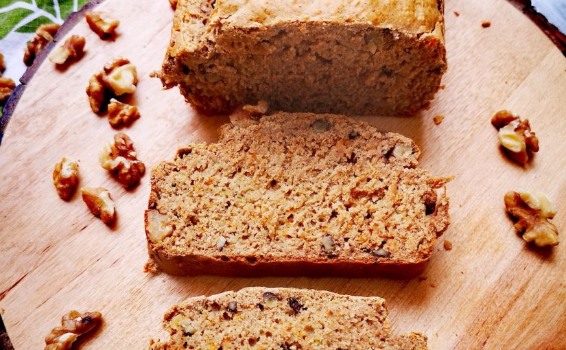 pan de calabacín y zanahoria