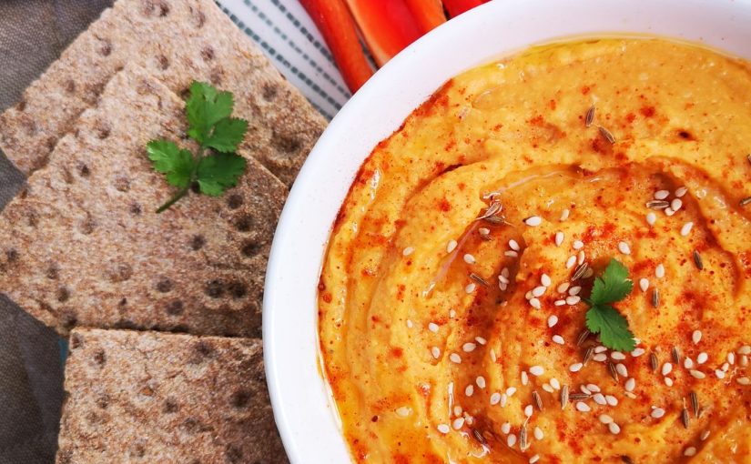 Hummus de boniato asado