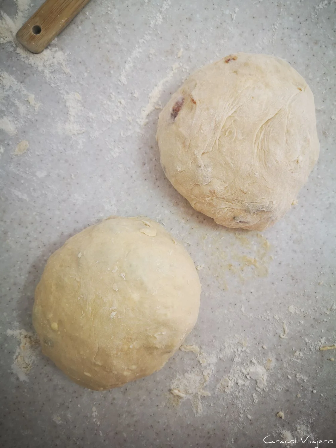 Masa de panetón casero