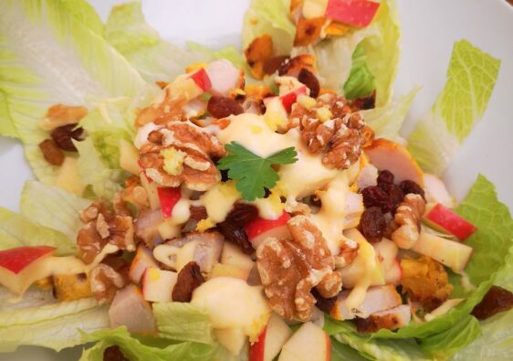 ensalada waldorf con pollo