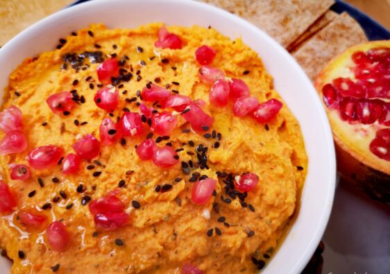 hummus de zanahoria asada