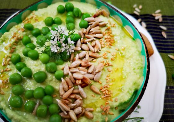Hummus de guisantes