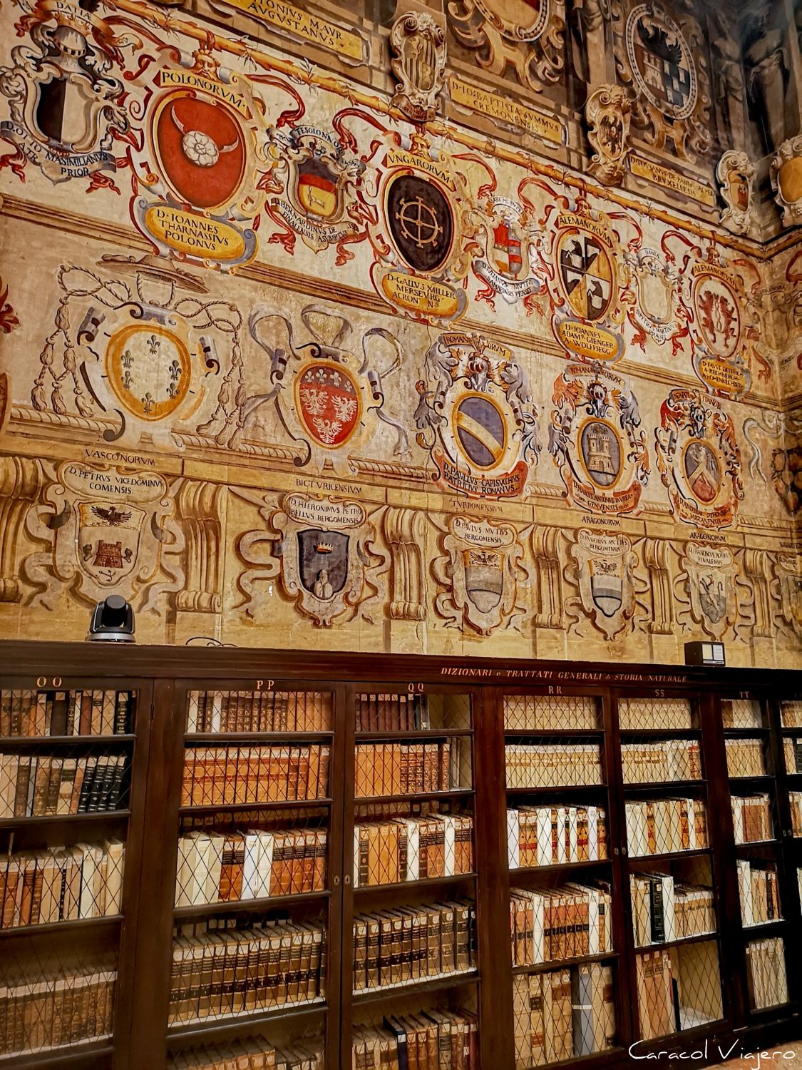 Sala del Archiginnasio de Bolonia